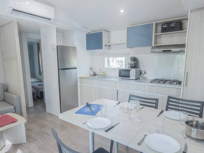 Camping Le Parc - Mobilheim 6 personen - Riviera 35m² in Saint-Paul-en-Forêt, Draguignan Region