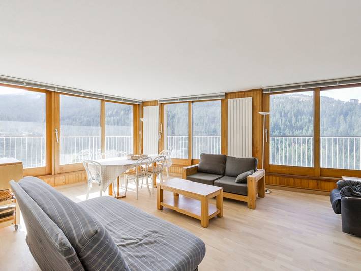 Appartement de vacances pour 8 personnes, avec balcon à Courchevel