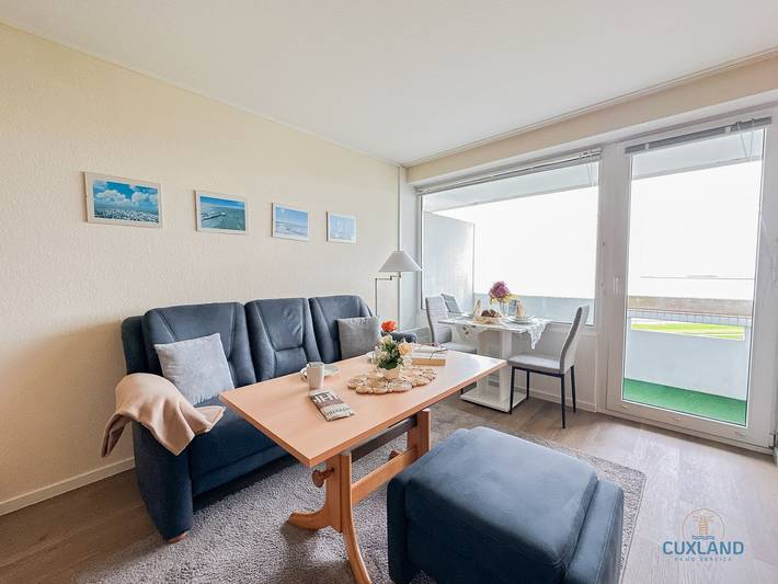 Ferienwohnung für 2 Personen, mit Balkon und Sauna an der Nordsee