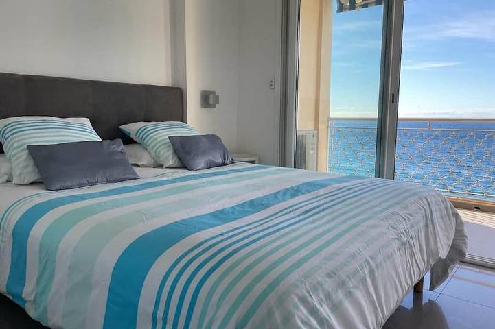 Entire apartment, Great 2 room apartment, with magnificient sea view , in front of the beach in Cannes, Mediterranean Coast (France)