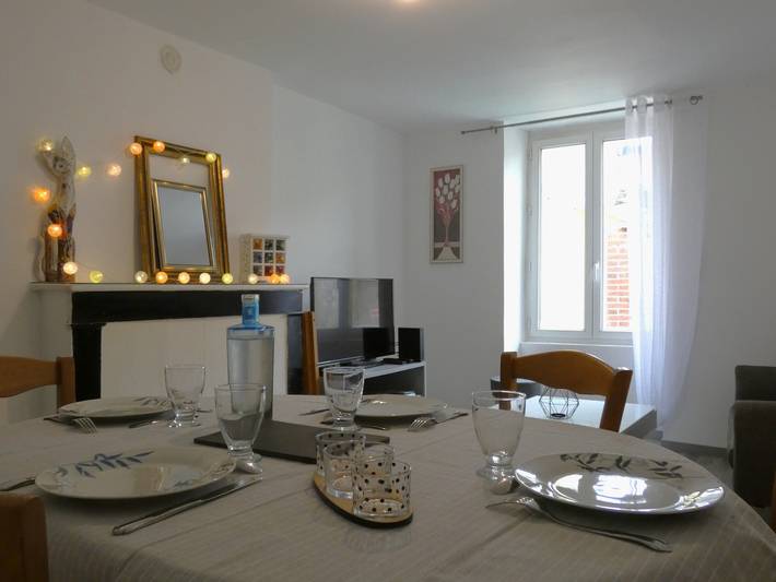 Gîte pour 4 personnes, avec jardin