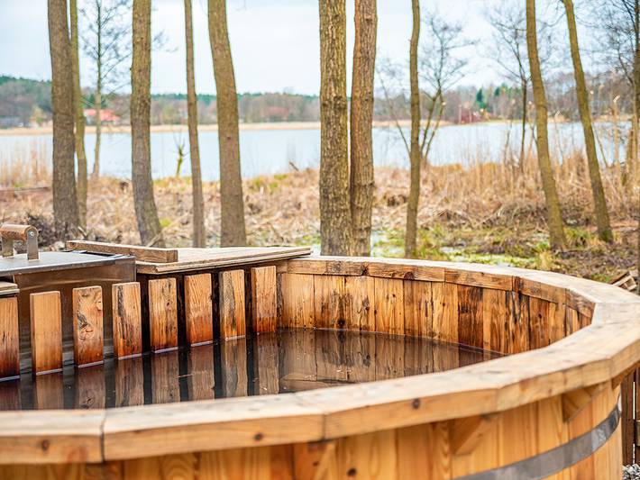 Ferienhaus mit Meerblick für 6 Personen, mit Ausblick und Sauna sowie Garten und Balkon im Stettiner Haff - 3