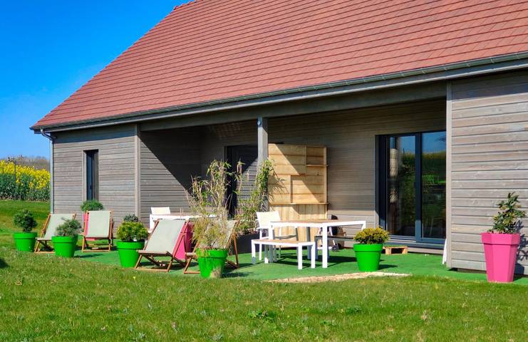 Gîte pour 4 personnes, avec Terrasse et Jardin dans Magnant