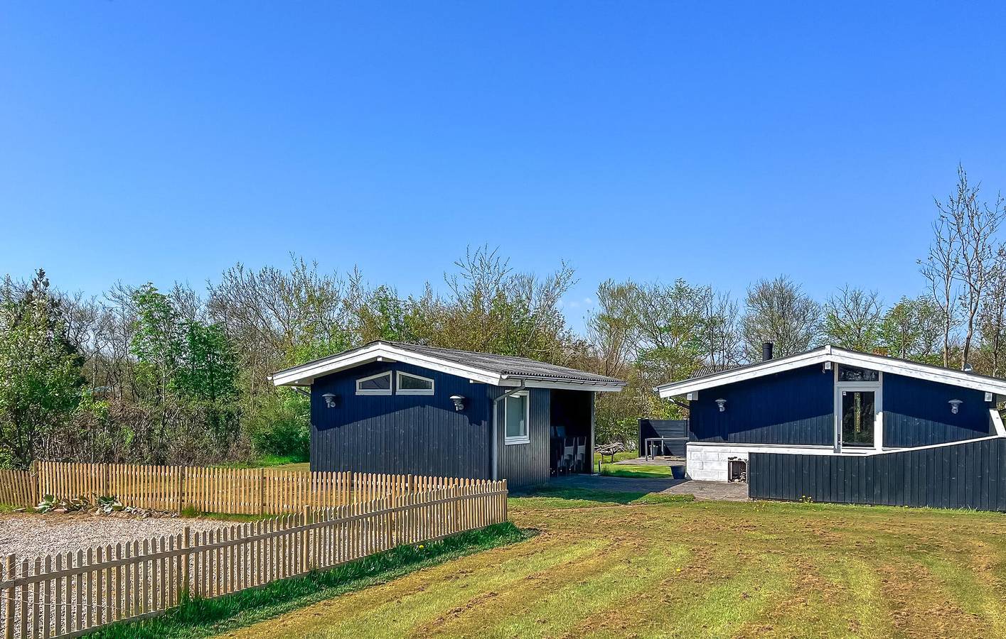 Feriehus for 6 personer med terrasse in Ejsingholm, Limfjord i Vestjylland