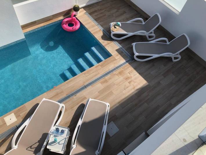 Casa rural para 6 personas, con Balcón y Terraza además de Piscina y Vistas en San Pedro del Pinatar - 2