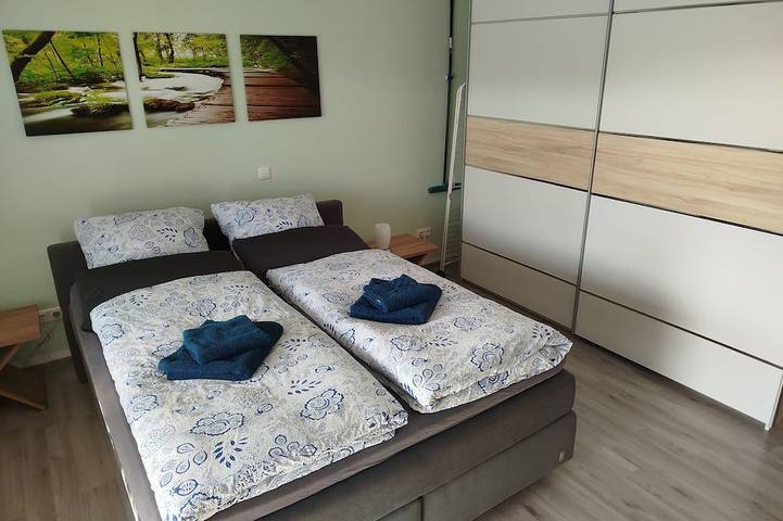 Ferienwohnung fĂŒr 3 Personen, mit Balkon, mit Haustier
