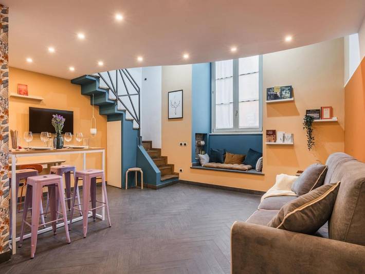 Loft per 4 persone, con panorama a Trastevere