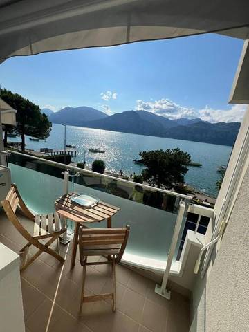 Gîte pour 2 personnes, avec vue sur le lac ainsi que vue et jardin à Malcesine