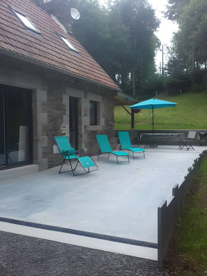 Gite Ranch avec terrasse privée, jardin privé et Wi-Fi à Tirepied, Normandie in Tirepied, Côte de la Déroute