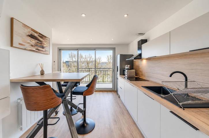 Gîte pour 12 personnes, avec Balcon et Vue à Caluire-et-Cuire