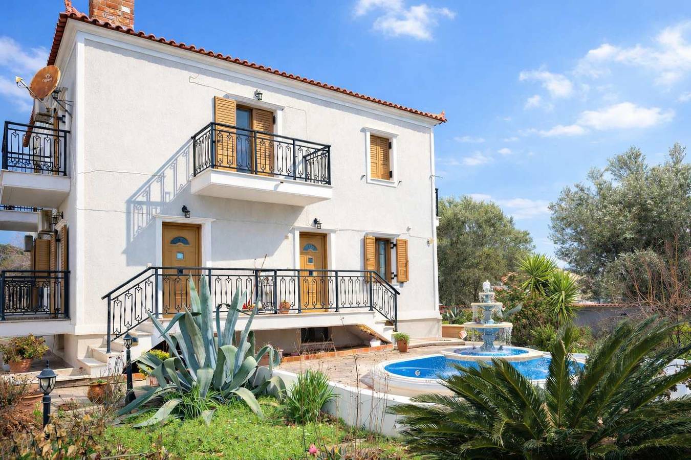 Vakantiehuis voor 4 personen met balkon/terras in Lesbos