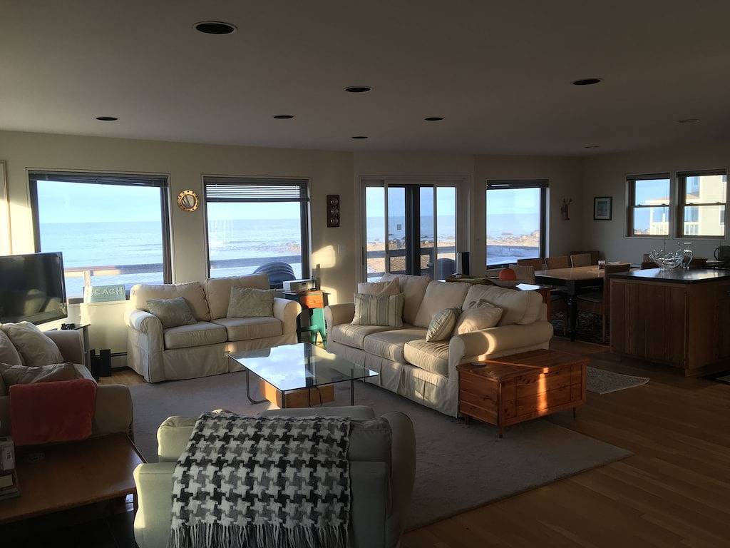 Scituate, Massachusetts - Oceanfront am Strand von Ägypten in Scituate, Massachusetts