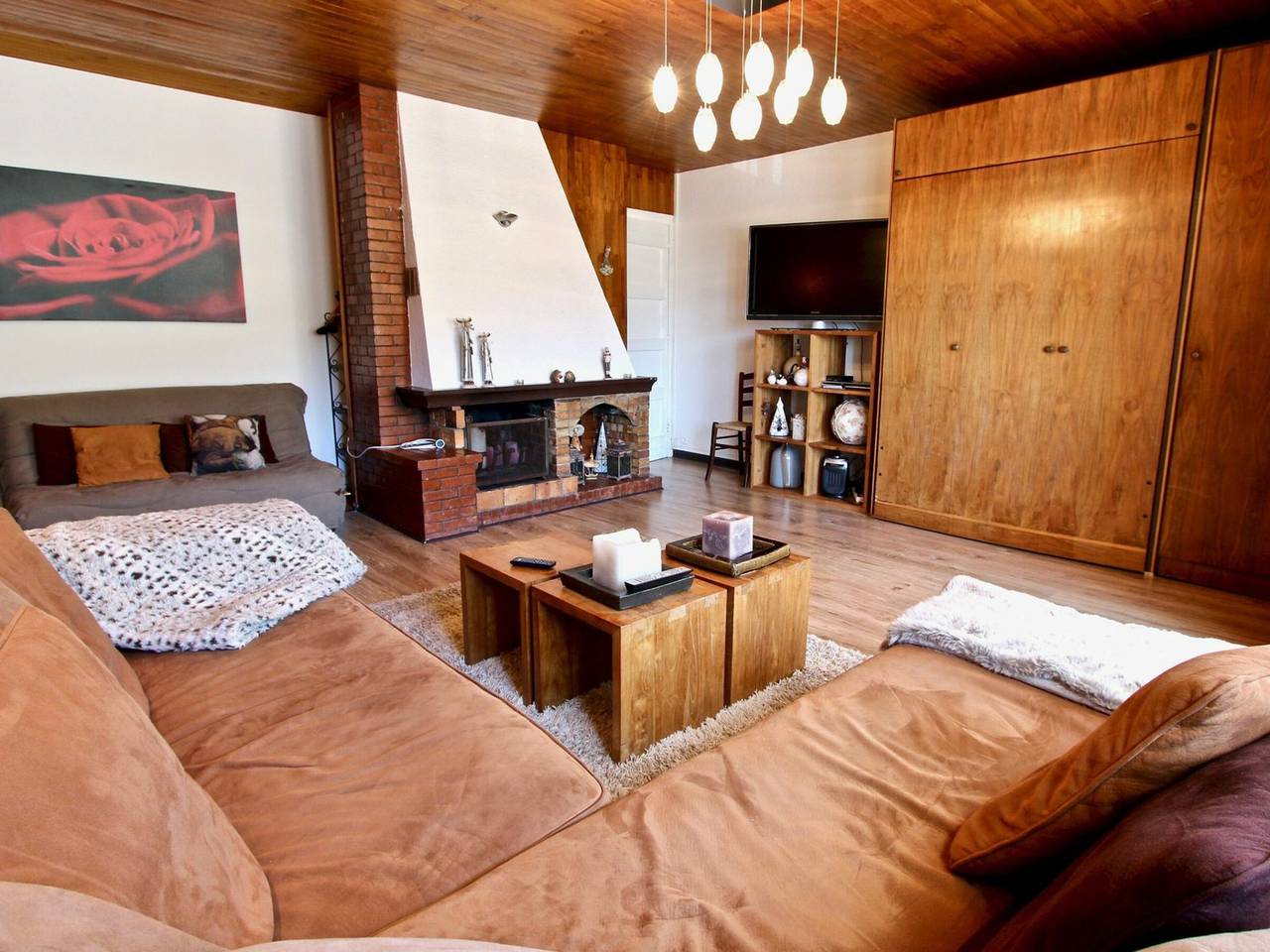 Geheel appartement, Süd-Balkon! 6-Personen-Wohnung im Herzen der Station, direkt an den Pisten in Chamrousse, Écrins Nationaal Park