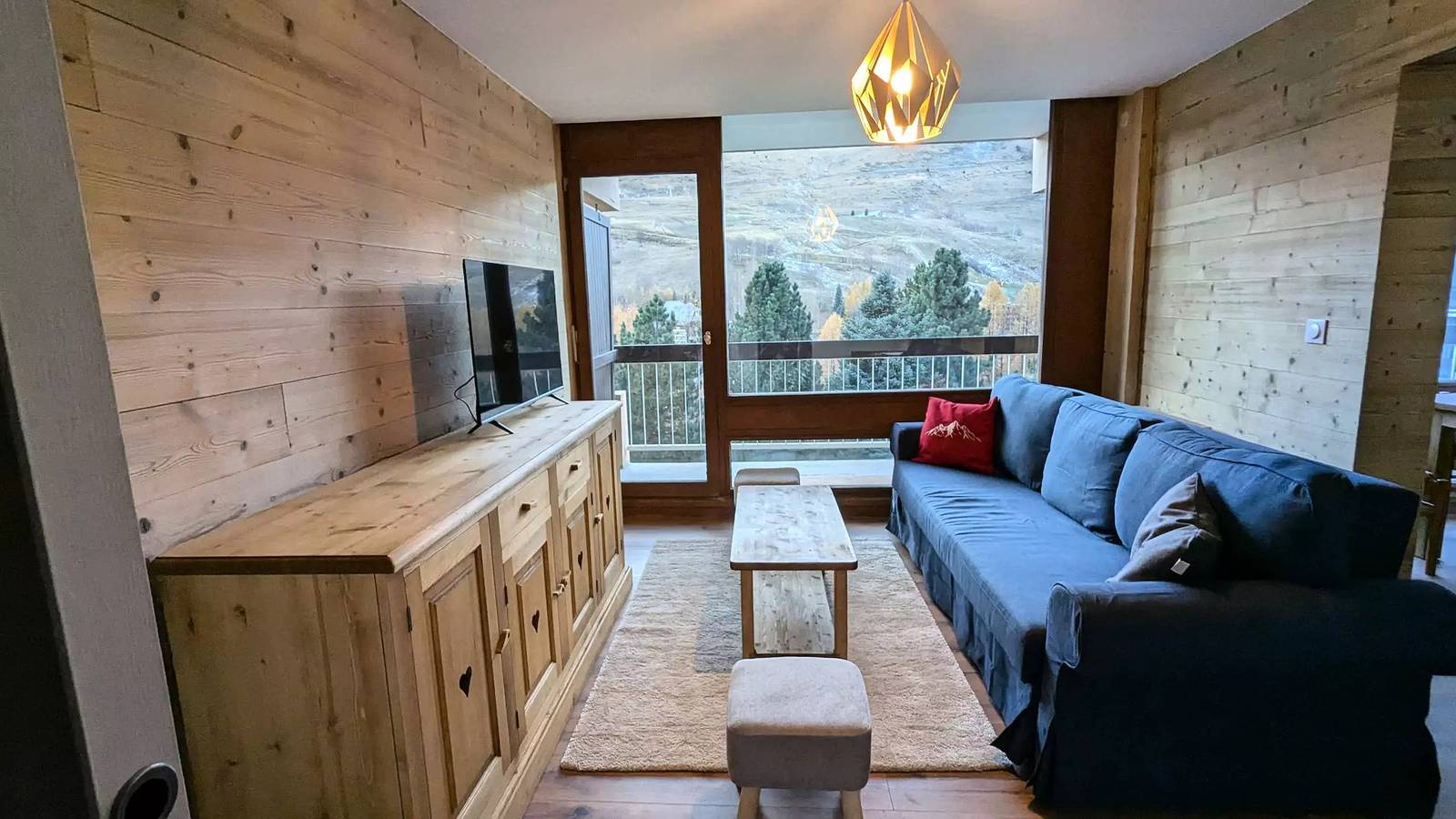 Ganze Wohnung, Magnificent T3 remakes zu Beginn der Belle Étoile Telemix in Mont-de-Lans, Les Deux Alpes