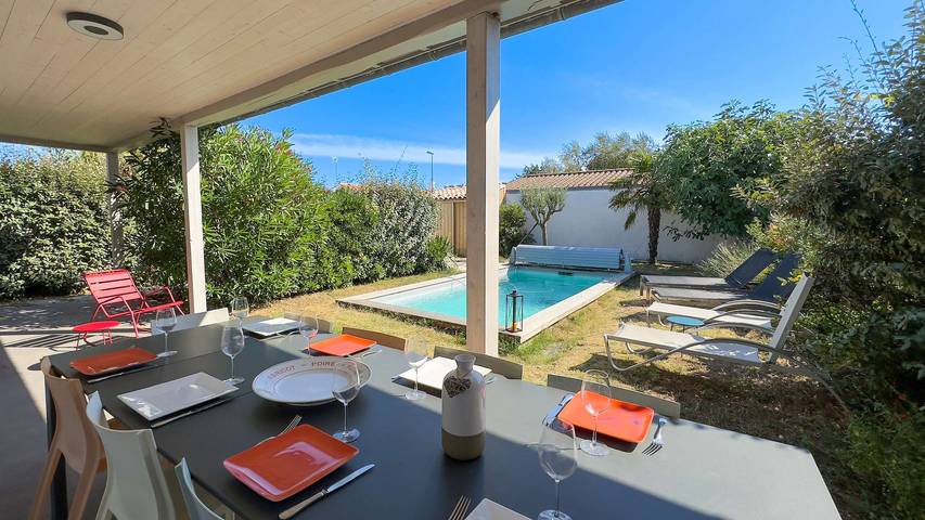 Gîte pour 9 personnes, avec Jardin et Piscine à Sainte-Marie-de-Ré