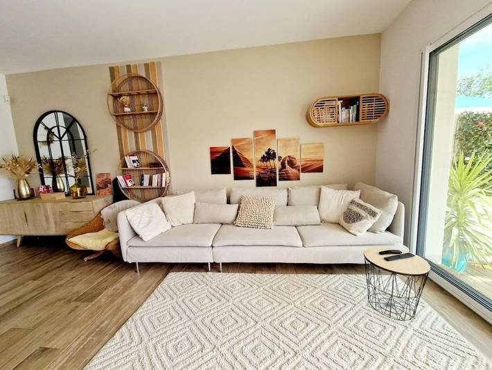 Villa pour 6 personnes, avec terrasse ainsi que jacuzzi et piscine au Grau-d'Agde