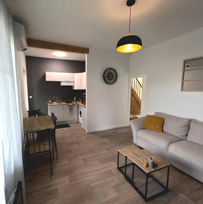 Appartement de vacances pour 2 personnes, avec vue et jardin