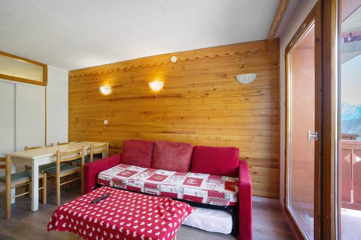 Apartamento entero, Apartamento 'A3 209 Appart Au Pied Des Pistes' con vistas a la montaña y balcón in Saint-François-Longchamp 1650, Saint-François-Longchamp