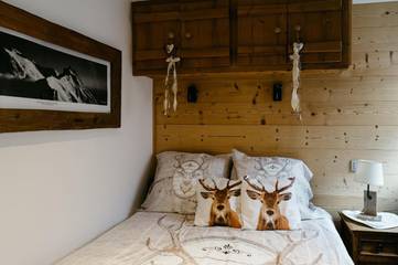 Gîte pour 2 personnes, avec balcon et vue dans Les Bossons