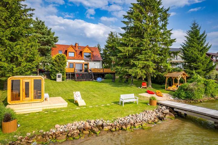 Willa dla 6 osób, z ogród i jacuzzi oraz sauna na Mazury