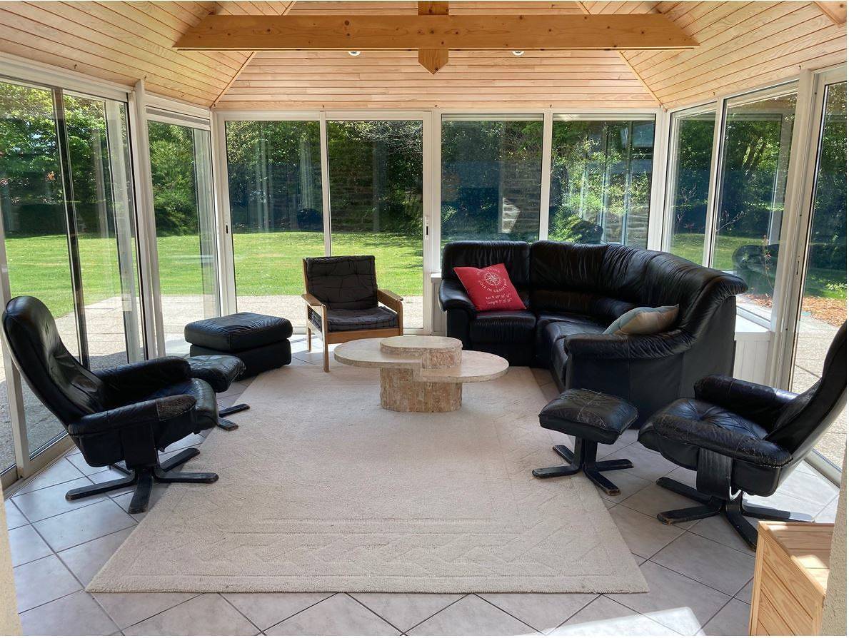 Villa all on the ground floor with Wifi, private swimming pool under top shelters in Pleumeur-Bodou in Pleumeur-Bodou, Costa de granito rosa