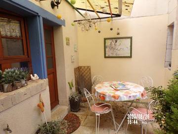 Gîte pour 4 personnes, avec terrasse, animaux acceptés à Pontlevoy