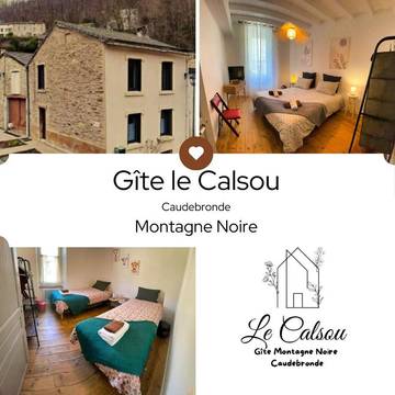 Gîte pour 6 personnes, avec vue et jardin, animaux acceptés à Caudebronde