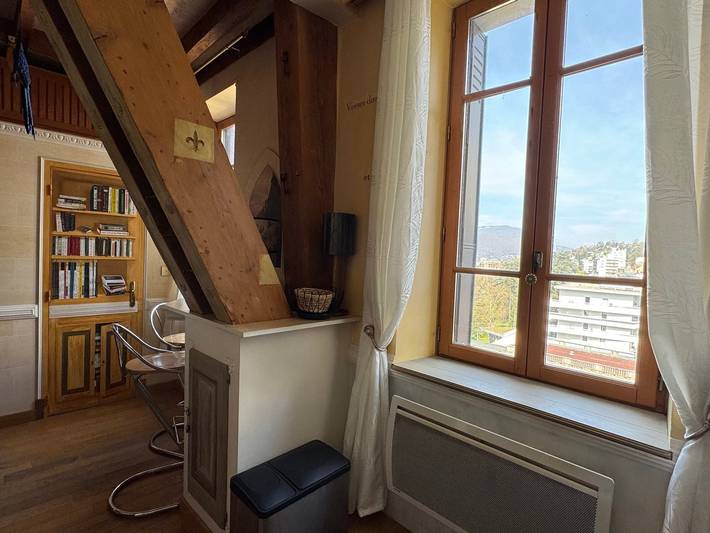 Studio entier, Appartement atypique, animaux - 2 pers., vue montagne et lac in Aix-les-Bains, Région de Chambéry