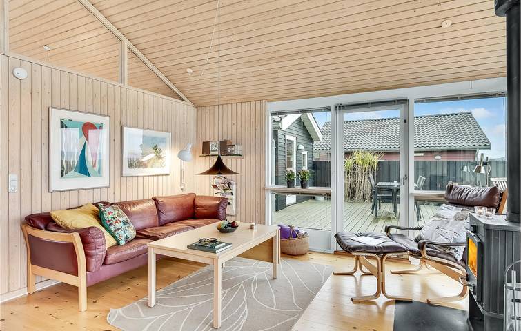 Ferienhaus für 6 Personen, mit Terrasse und Garten sowie Sauna in Høll - 4