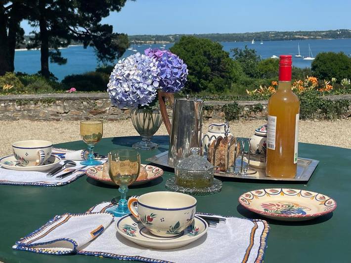 Chambre d’hôte pour 2 personnes, avec vue ainsi que terrasse et jardin à Fouesnant - 3