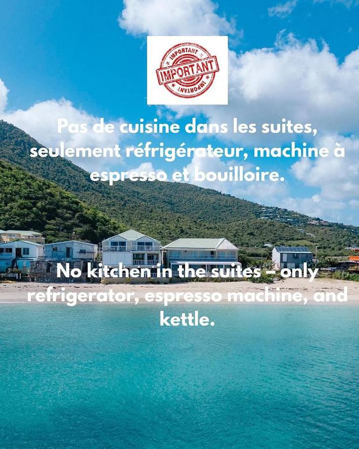 Gîte pour 2 personnes, avec piscine ainsi que vue et terrasse dans Baie de Grand Case - 4