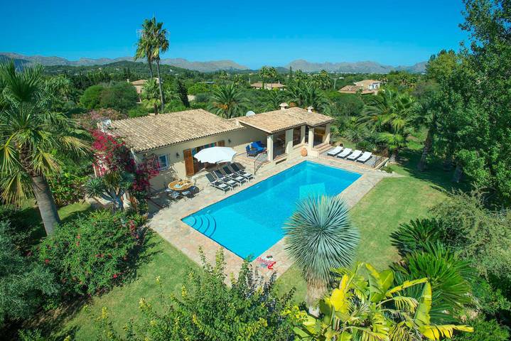 Luxus-Finca für 8 Personen, mit Garten in Alcúdia
