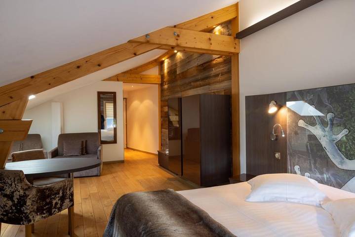 Hôtel pour 2 personnes, avec sauna ainsi que jacuzzi et jardin, animaux acceptés à Bonnétage - 2