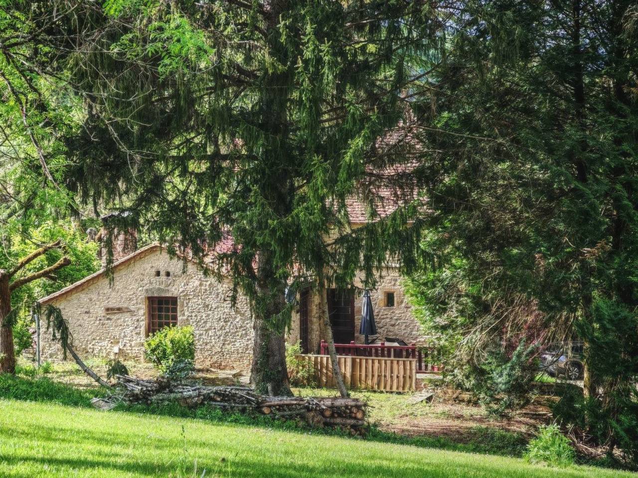 In Périgord Noir Dordogne in der Nähe von Limeuil in Urval, Périgord Pourpre
