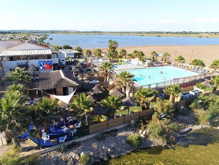 Camping Bleu Marine   - Mobilheim 6 personen - 2 Schlafzimmer - Clim in Sérignan, Mittelmeerküste (Frankreich)