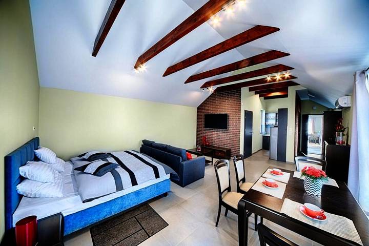 Apartament wakacyjny dla 4 osób, z Balkon i Widok w Wieliczka