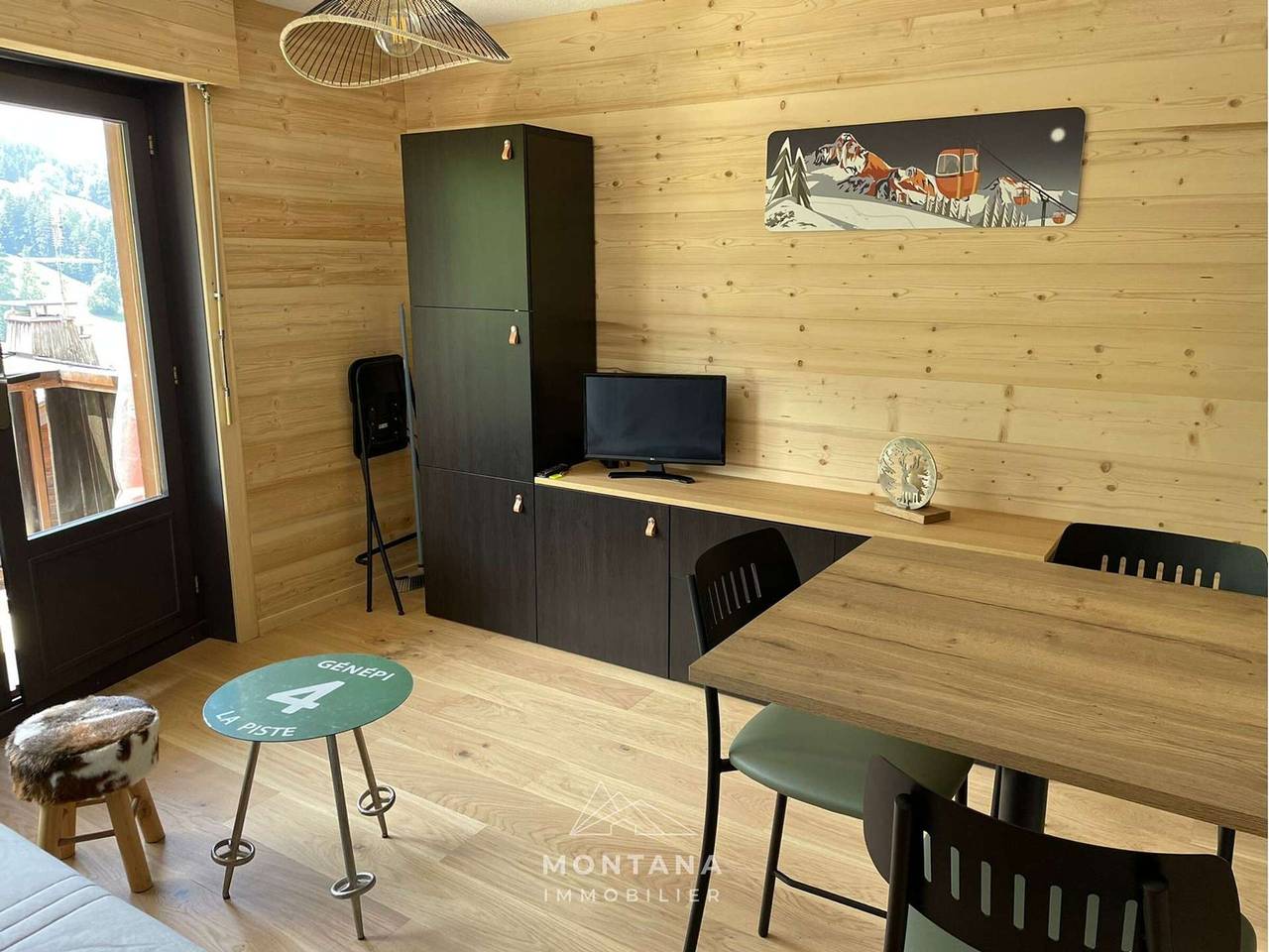 Entire studio, Renovated studio for 4 in Grand-Bornand, balcony, ski locker in Le Grand-Bornand, Annecy region
