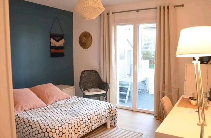 Gîte pour 2 personnes, avec Terrasse à Le Pellerin