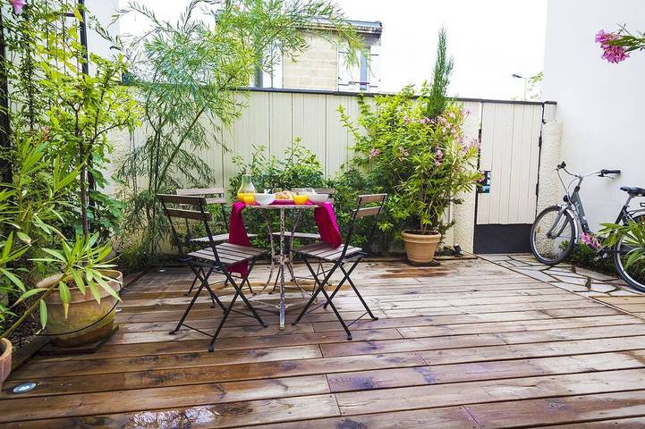 Location de vacances pour 4 personnes, avec Terrasse à Le Bouscat