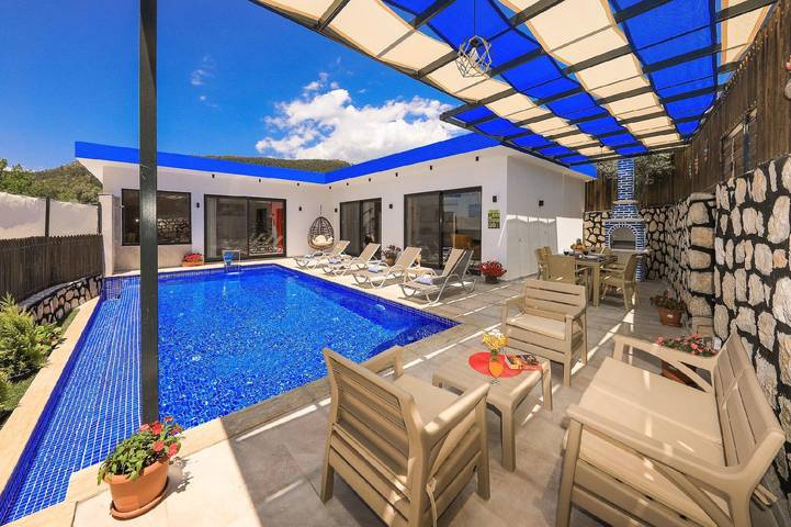Vakantiehuis voor 4 personen, with tuin and balkon as well as whirlpool and sauna in het Middellandse Zeegebied