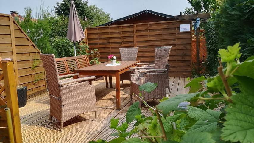 Ferienwohnung für 9 Personen, mit Sauna und Terrasse sowie Garten in Hohenkirchen