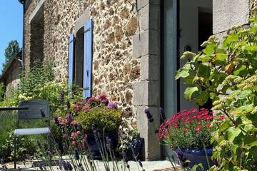 Location de vacances pour 2 personnes, avec jardin à Boisroger