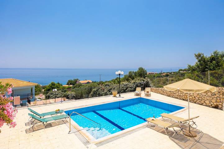 Villa pour 8 personnes, avec vue sur l’océan et jardin dans Skala - 2