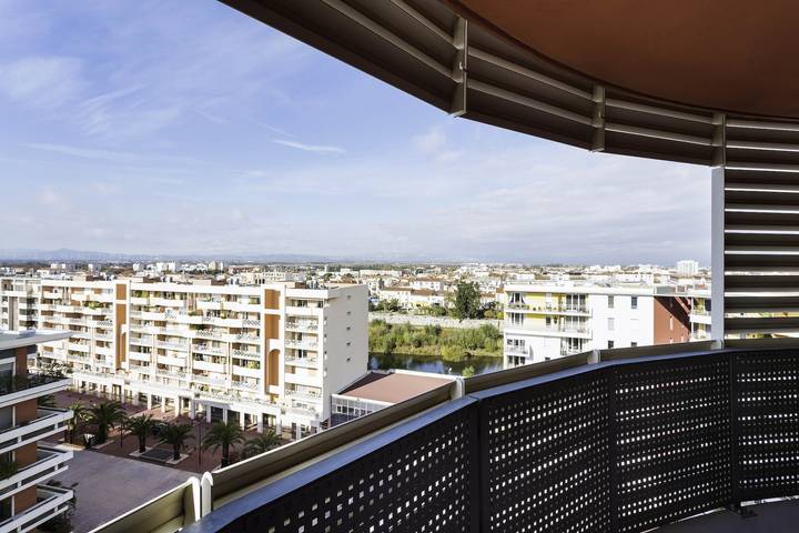 Studioleilighet for 2 personer, med balkong i Perpignan
