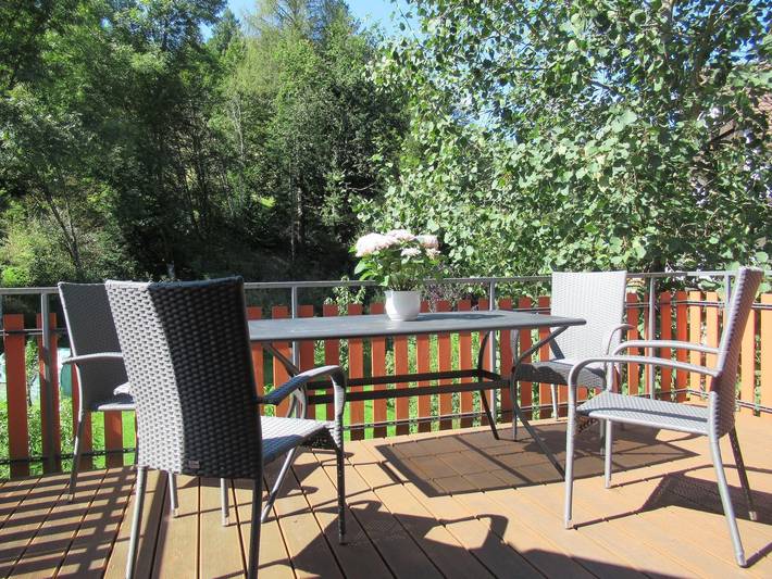 Ferienwohnung für 4 Personen, mit Balkon und Ausblick