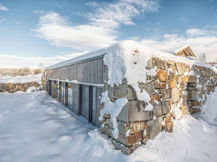 Ferienhaus für 4 Personen, mit Balkon und Sauna sowie Garten in Breitenberg