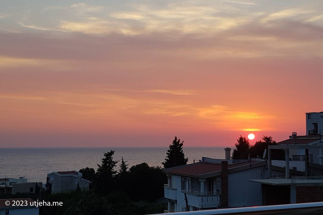 Apartamento vacacional entero, Apartamento de vacaciones para 4 personas con balcón in Utjeha-Bušat, Montenegro Coast
