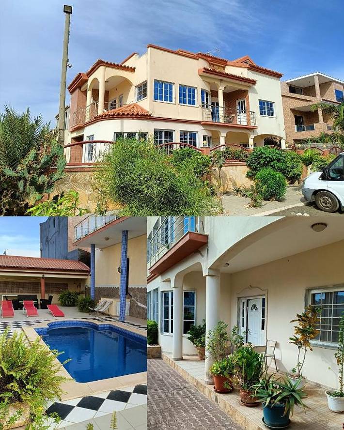 Location de vacances pour 2 personnes, avec terrasse ainsi que piscine et vue, animaux acceptés dans Tarrafal