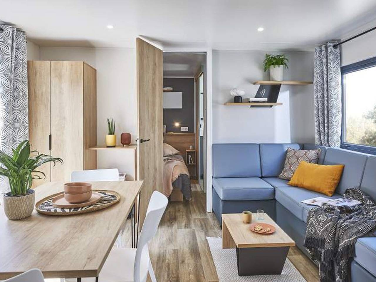 Mobil-home avec terrasse - 6 pers. in Saint-Paulien (Haute-Loire), Haute-Loire