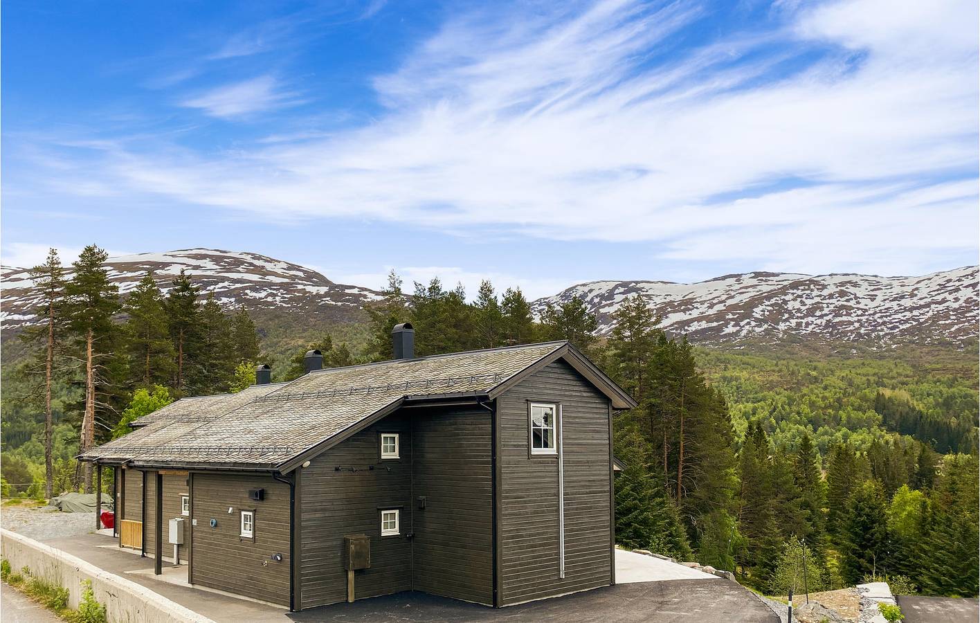 Ferienhaus für 6 Personen mit Ausblick in Eid